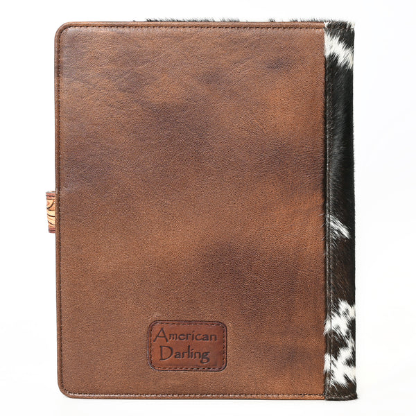ADBG1040 American Darling Hair-on Cowhide Floral Tooled Leather Western Portfolio