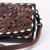 ADBG889 American Darling Hand Tooled Leather Wallet | Western Tooled Crossbody Wallet