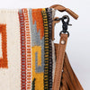 ADBG236 American Darling Handcrafted Cross body Bag with Hand-Woven Saddle Blanket & Fringes