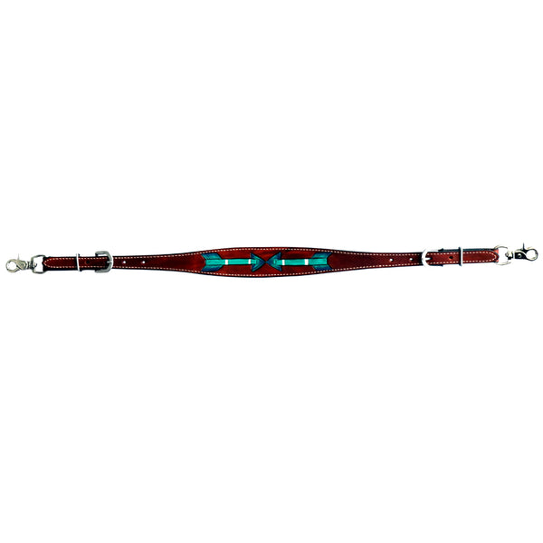 BER388-Western Leather Wither Straps