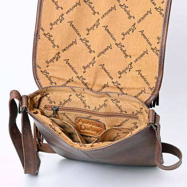 ADBG1074 American Darling Hair-on Cowhide Fringe Chaps Bag Western Genuine Leather Shoulder Bag