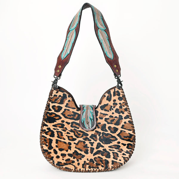 ADBG1075 American Darling Hair-on Cowhide Hobo Bag Western Genuine Leather Shoulder Bag