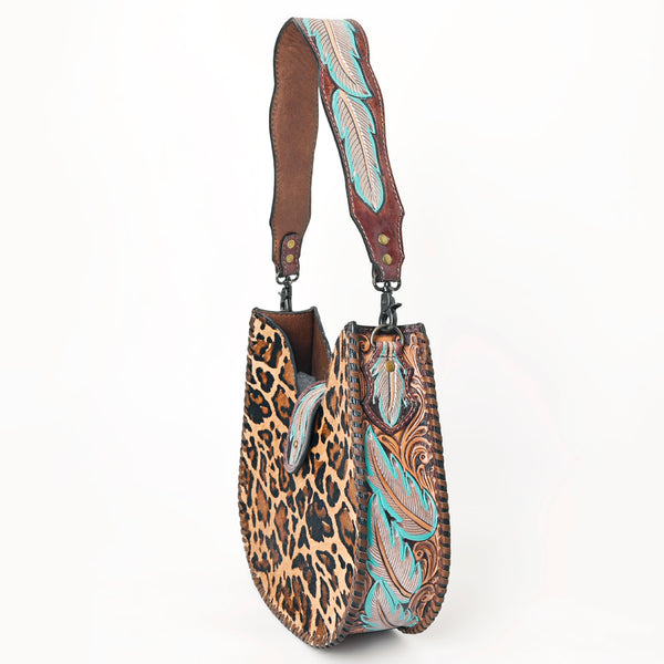ADBG1075 American Darling Hair-on Cowhide Hobo Bag Western Genuine Leather Shoulder Bag