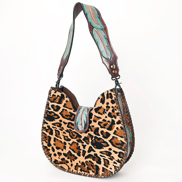 ADBG1075 American Darling Hair-on Cowhide Hobo Bag Western Genuine Leather Shoulder Bag
