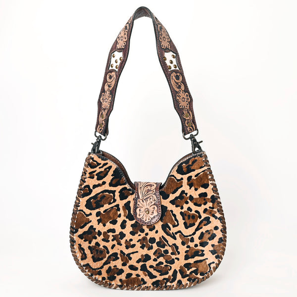 ADBG1075 American Darling Hair-on Cowhide Hobo Bag Western Genuine Leather Shoulder Bag