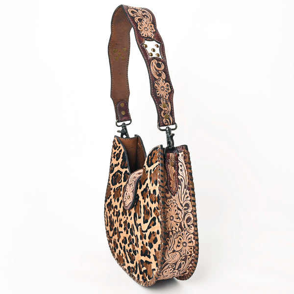 ADBG1075 American Darling Hair-on Cowhide Hobo Bag Western Genuine Leather Shoulder Bag