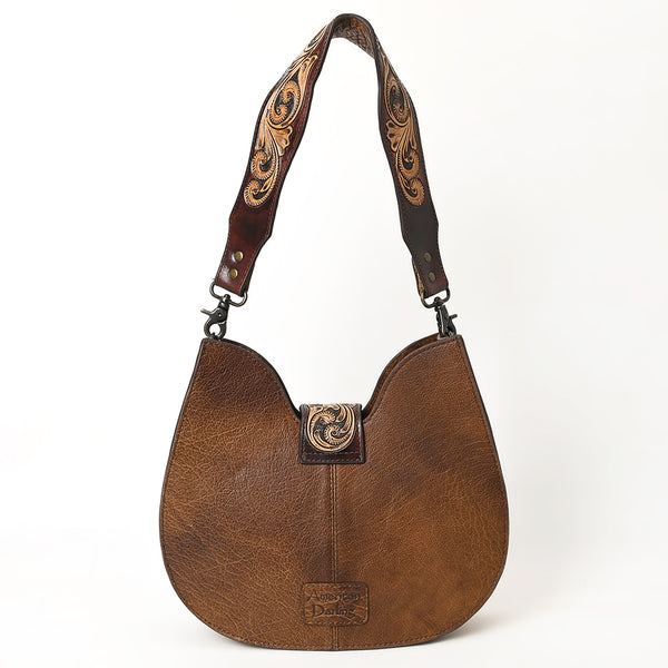 ADBG1075 American Darling Hair-on Cowhide Hobo Bag Western Genuine Leather Shoulder Bag