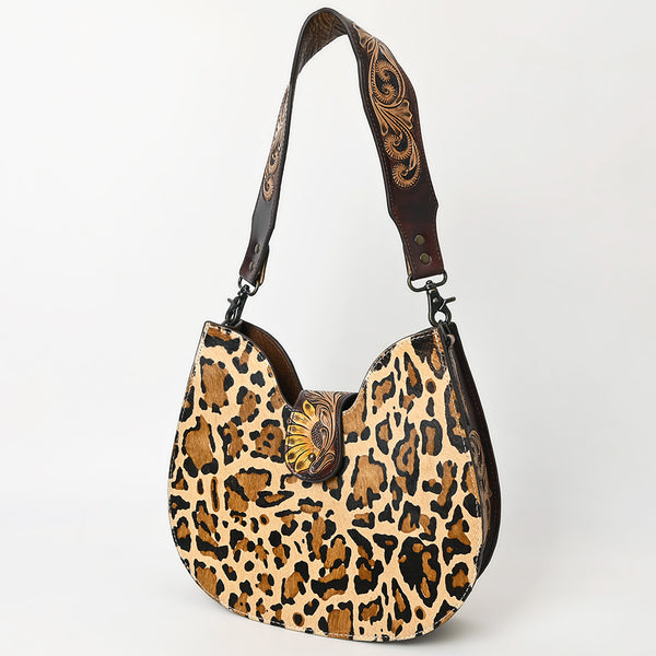 ADBG1075 American Darling Hair-on Cowhide Hobo Bag Western Genuine Leather Shoulder Bag