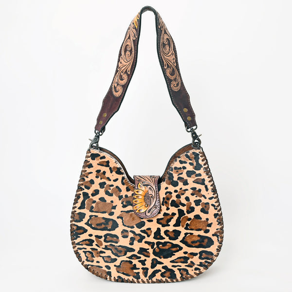 ADBG1075 American Darling Hair-on Cowhide Hobo Bag Western Genuine Leather Shoulder Bag