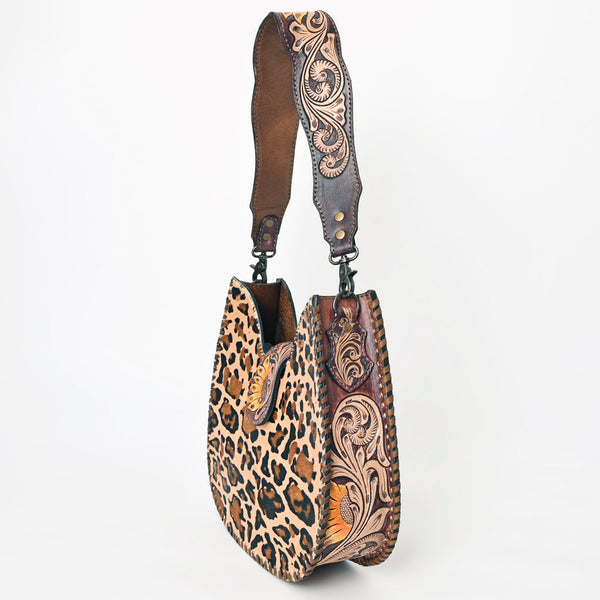 ADBG1075 American Darling Hair-on Cowhide Hobo Bag Western Genuine Leather Shoulder Bag