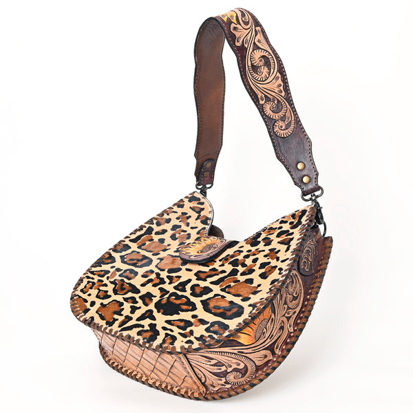 ADBG1075 American Darling Hair-on Cowhide Hobo Bag Western Genuine Leather Shoulder Bag