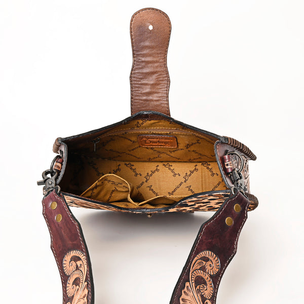 ADBG1075 American Darling Hair-on Cowhide Hobo Bag Western Genuine Leather Shoulder Bag