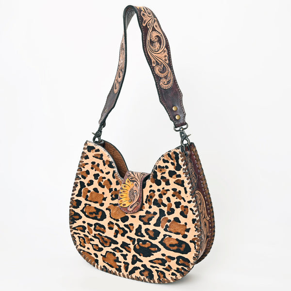 ADBG1075 American Darling Hair-on Cowhide Hobo Bag Western Genuine Leather Shoulder Bag