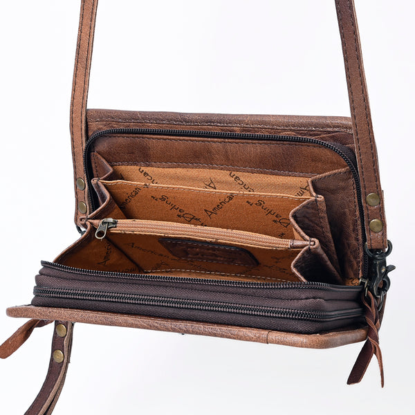 ADBG485 American Darling Saddle Blanket Leather Organiser Bag
