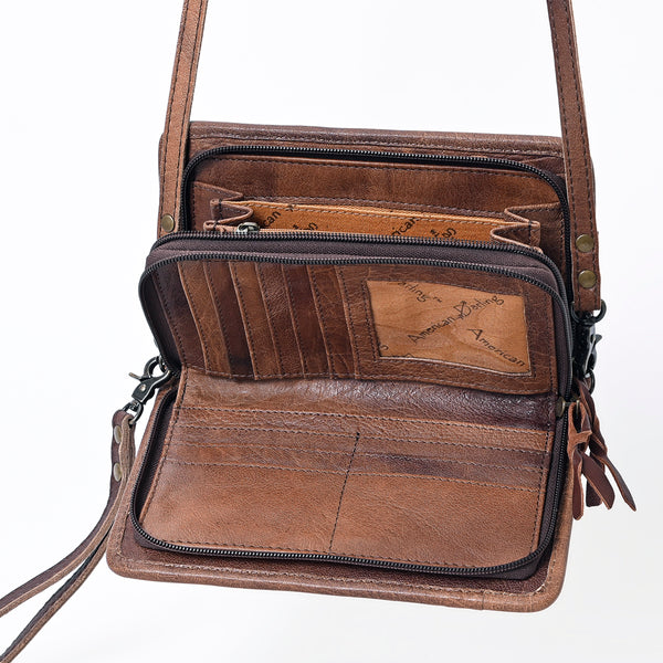 ADBG485 American Darling Saddle Blanket Leather Organiser Bag