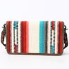 ADBG485 American Darling Saddle Blanket Leather Organiser Bag