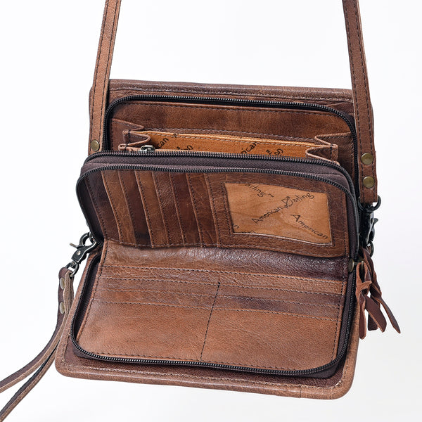 ADBG485 American Darling Saddle Blanket Leather Organiser Bag
