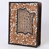 ADBG1087 American Darling Crocodile Embossed Hand-Tooled Leather Western Portfolio Bag