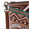 LC-ADGC102 Hand-Tooled Leather Pistol Case with Desert Cactus Scene - American Darling