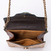ADBG825 American Darling Western Small Cross body Bag Hair-On Cowhide with Hand Tooled Floral
