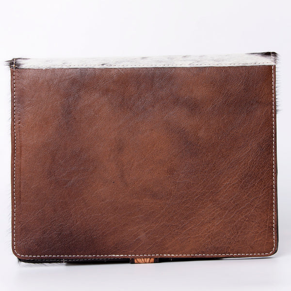 ADBG1040 American Darling Hair-on Cowhide Floral Tooled Leather Western Portfolio
