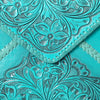 ADBG1109 American Darling Hand-Tooled Genuine Leather Western Envelope Bag Floral Carved Crossbody