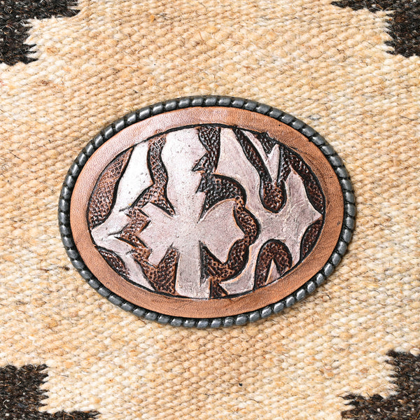 ADBG1114 American Darling Saddle Blanket Cowhide Western Shoulder Bag Fringe Hand-Woven Fabric & Genuine Leather