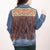 ADJKT006 American Darling Denim & Harness Jacket Aztec Tooled Fringe Top