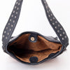 ADBG1122 American Darling Handcrafted Cowhide Leather Hobo Bag with Tooled Floral Details - Premium Western Style