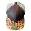 LC-ADCP102L Genuine Western Leather Men Women Cap