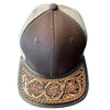 LC-ADCP102R Genuine Western Leather Men Women Cap