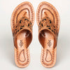 LC-ADFTE104A Genuine leather sandal footwear flip flop