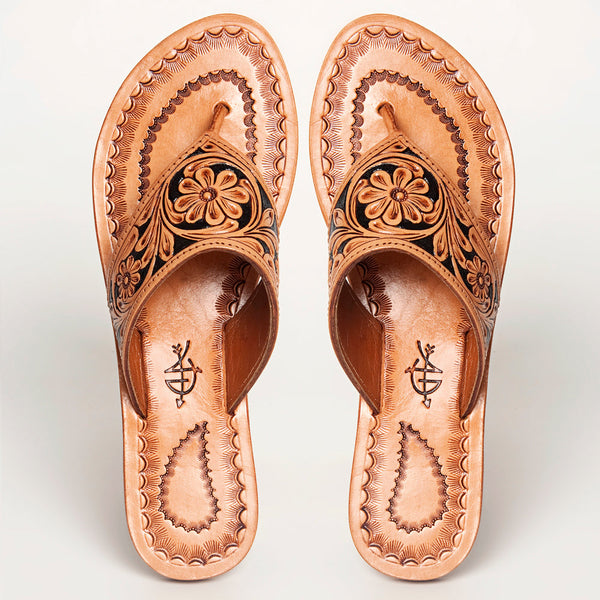 LC-ADFTE104A Genuine leather sandal footwear flip flop