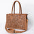 ADBG1131 American Darling Hand Tooled Leather Tote Bag -Western Floral Carved Purse