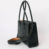 ADBG1131 American Darling Hand Tooled Leather Tote Bag -Western Floral Carved Purse