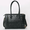 ADBG1131 American Darling Hand Tooled Leather Tote Bag -Western Floral Carved Purse