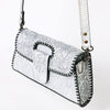 ADBG1134 American Darling Hand Tooled Floral Leather Wallet Bag Clutch & Crossbody Handbag