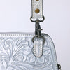 ADBG1136 American Darling Hand Tooled Floral Leather Crossbody Bag