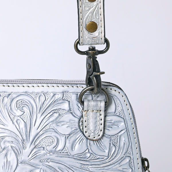 ADBG1136 American Darling Hand Tooled Floral Leather Crossbody Bag