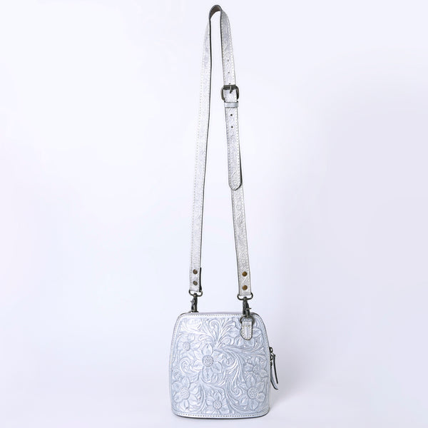 ADBG1136 American Darling Hand Tooled Floral Leather Crossbody Bag