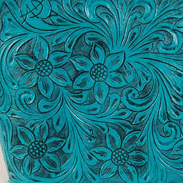 ADBG1136 American Darling Hand Tooled Floral Leather Crossbody Bag