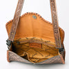 ADBG1137 American Darling Hand Tooled Floral Leather Clutch & Crossbody Purse