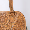 ADBG1139 American Darling Hand Tooled Floral Leather Tote Bag Western Purse