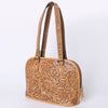 ADBG1139 American Darling Hand Tooled Floral Leather Tote Bag Western Purse