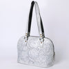 ADBG1139 American Darling Hand Tooled Floral Leather Tote Bag Western Purse