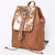 ADBG1145 American Darling Western Cowhide Backpack -Tooled Leather Strap Bag