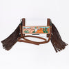 ADBG1152 American Darling Hand Painted Clear Bag -Western Fringe Crossbody