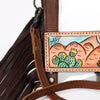 ADBG1152 American Darling Hand Painted Clear Bag -Western Fringe Crossbody