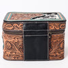 ADBGA340 American Darling Hand Tooled Leather Hair-On Cowhide Jewelry Case