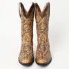 LC-ADFT166 Hand Tooled Genuine Western Leather Long Boot
